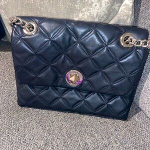Kate Spade Black Quilted Crossbody Bag